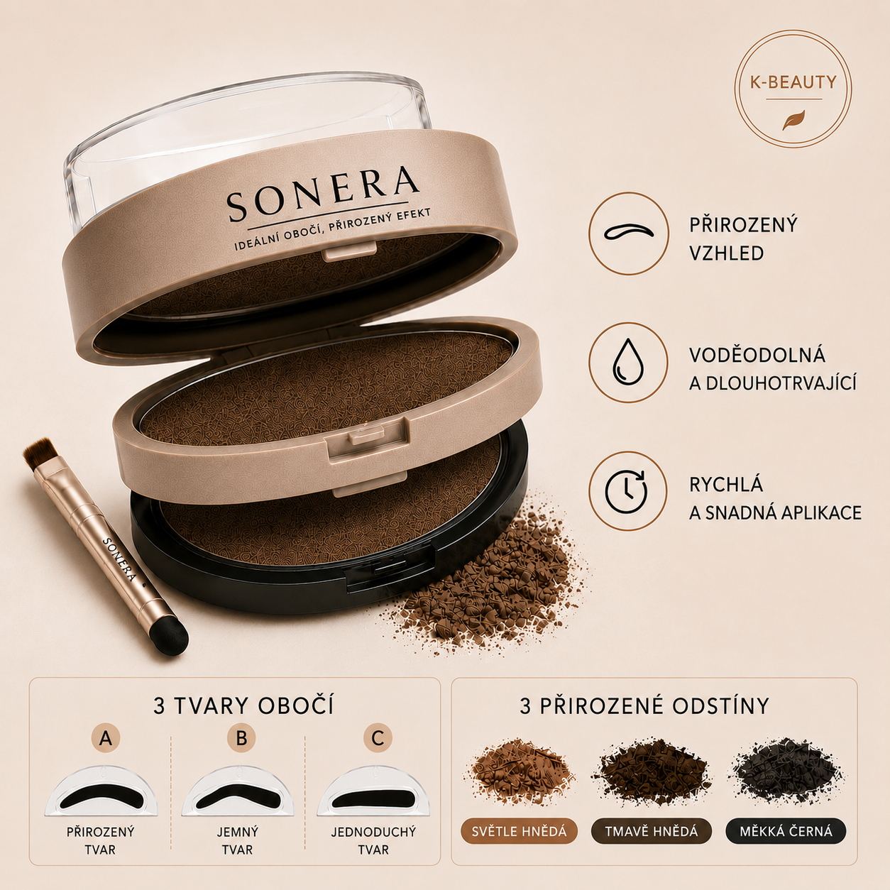Sonera™ – Dokonalé obočí za 5 sekund